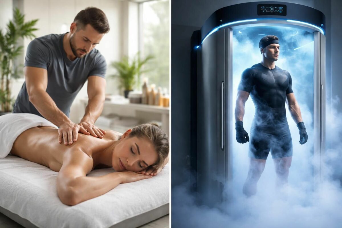 découvrez des soins bien-être et récupération sportive de qualité, incluant des massages deep tissue et cryothérapie corps entier, spécialement conçus pour les athlètes souhaitant optimiser leur performance et leur récupération.