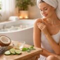 découvrez comment prendre soin de vous sans dépenser une fortune grâce à un spa maison et des recettes beauté naturelles à base d'huile de coco, pour une peau éclatante et un bien-être optimal.