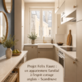 Un appartement cosy avec un mélange de styles cottage anglais et scandinave.