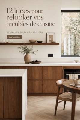 Transformation d'une cuisine IKEA avec un style luxueux et abordable.