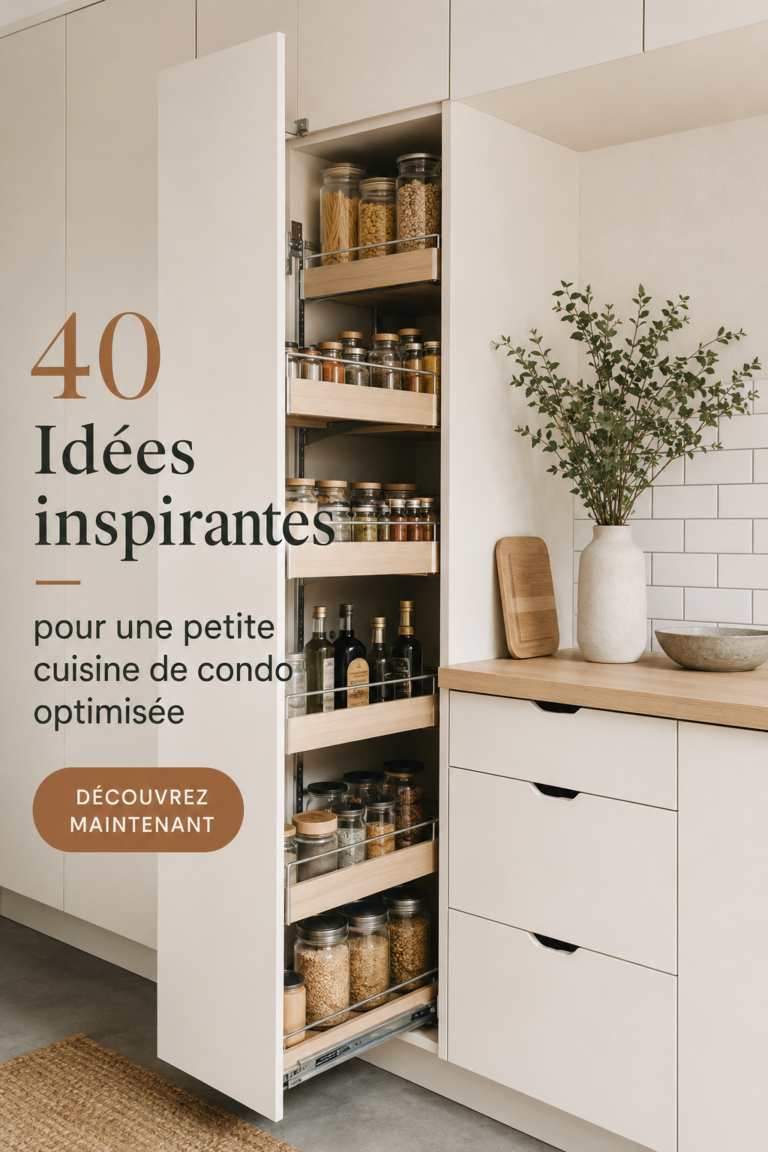 40 idées de cuisines petites et élégantes pour optimiser votre espace ...
