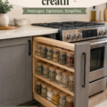 Cuisine moderne avec des solutions de rangement pratiques et esthétiques