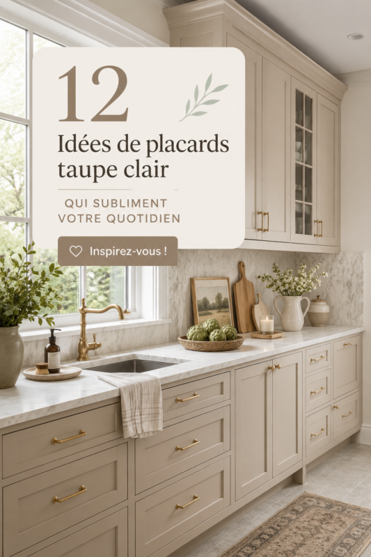 Une sélection de meubles taupe modernes dans un intérieur cozy