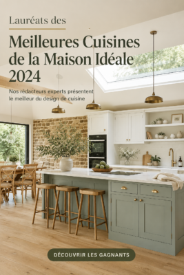 Tendances déco cuisine 2024 avec un design moderne et chaleureux.