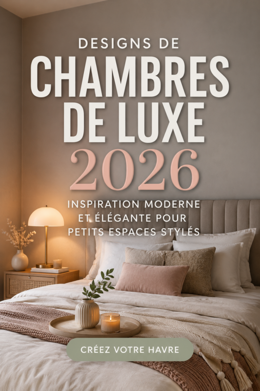 Chambre moderne et élégante avec des éléments de décoration cosy