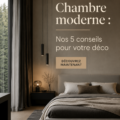 Chambre moderne avec une décoration cozy et des accents design.
