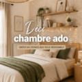 Chambre ado bien décorée avec un style moderne et cozy.