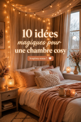 Une chambre cosy avec des couleurs douces et des textiles confortables