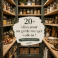 Idées déco pour un garde-manger cosy et pratique.