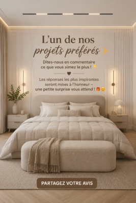 Une chambre cozy avec des éléments de décoration modernes et chaleureux.