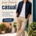Homme en mode décontractée avec des vêtements stylés