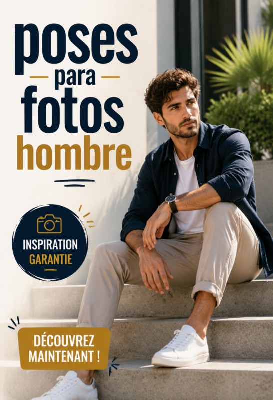 Homme en pose élégante pour une séance photo professionnelle