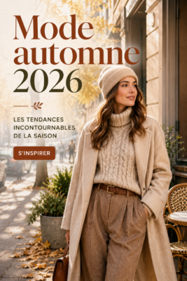 Tendances mode d'automne 2026-2027 avec silhouettes élégantes et styles variés.