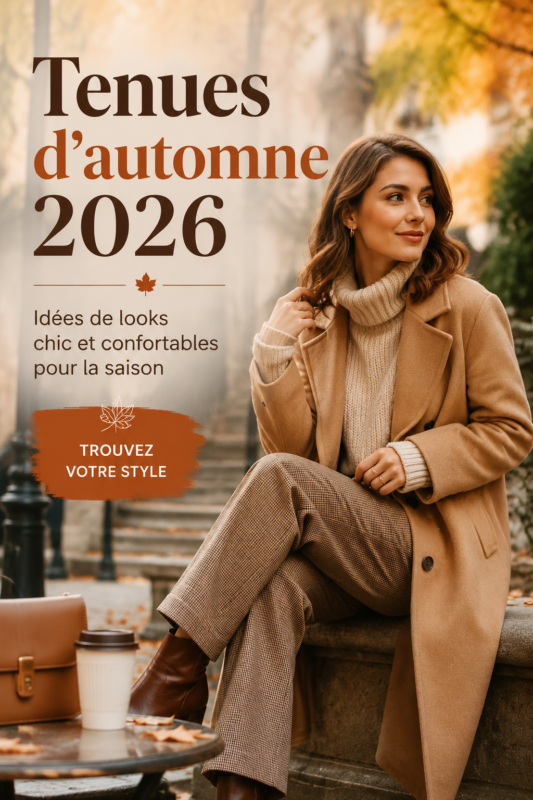 tenues d'automne cosy pour femme, montrant une sélection de vêtements élégants et confortables