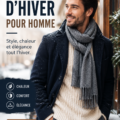 Ensemble de tenues d'hiver masculines confortables et modernes.