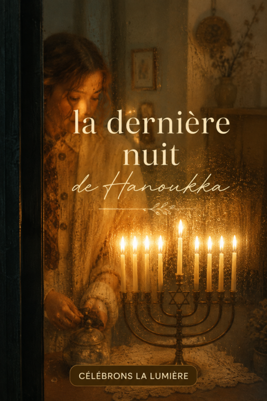 Décoration chaleureuse pour la célébration de Hanoukka chez soi.