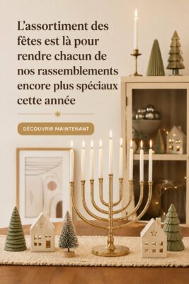 Table décorée pour un rassemblement festif avec des éléments chaleureux et conviviaux