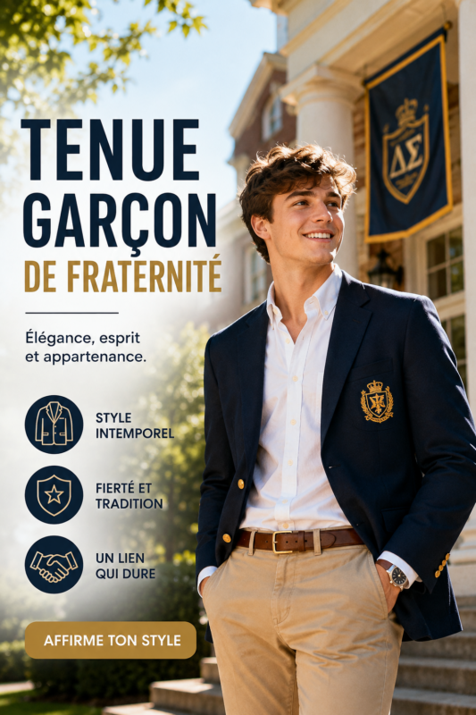 Un garçon portant une tenue cosy avec un sweatshirt et un pantalon confortable, assis dans un salon chaleureux.