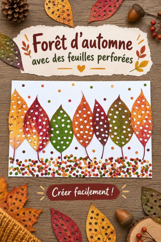 Intérieur décoré avec des éléments inspirés des forêts d'automne, créant une ambiance chaleureuse.