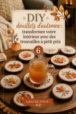 Une décoration d'automne cosy réalisée avec des matériaux abordables dans un salon chaleureux.