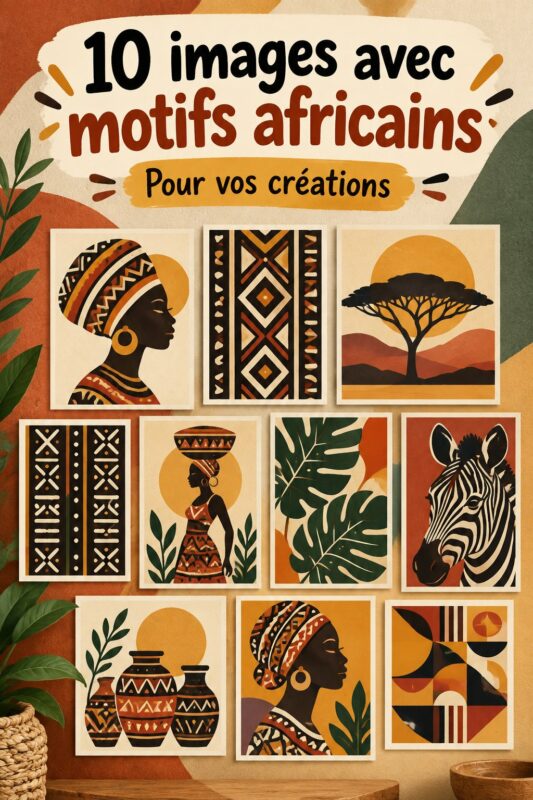 Intérieur coloré avec des motifs afro sur des coussins et des affiches.