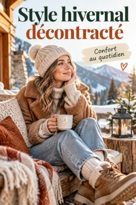 Une pièce cosy avec des éléments de déco hivernaux